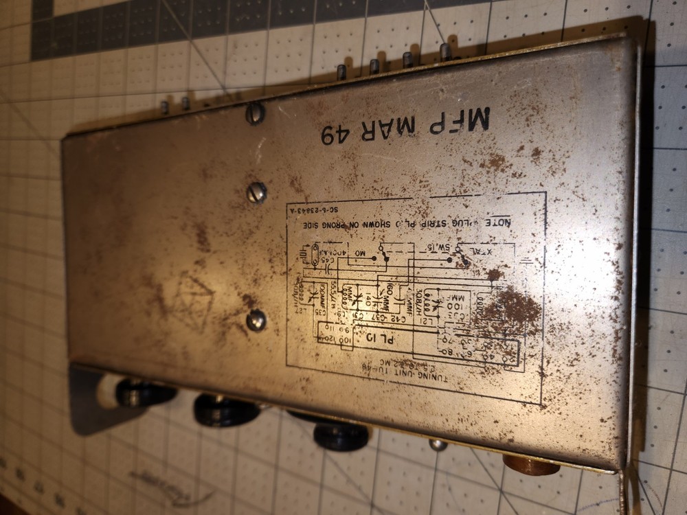 BC-610 TU-48 HF Radio Transmitter Tuning Unit TU52 BC610 Ham WWII Surplus