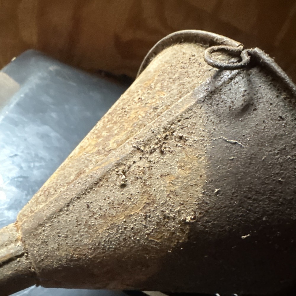 6 Galvinized Funnels All Different Sizes