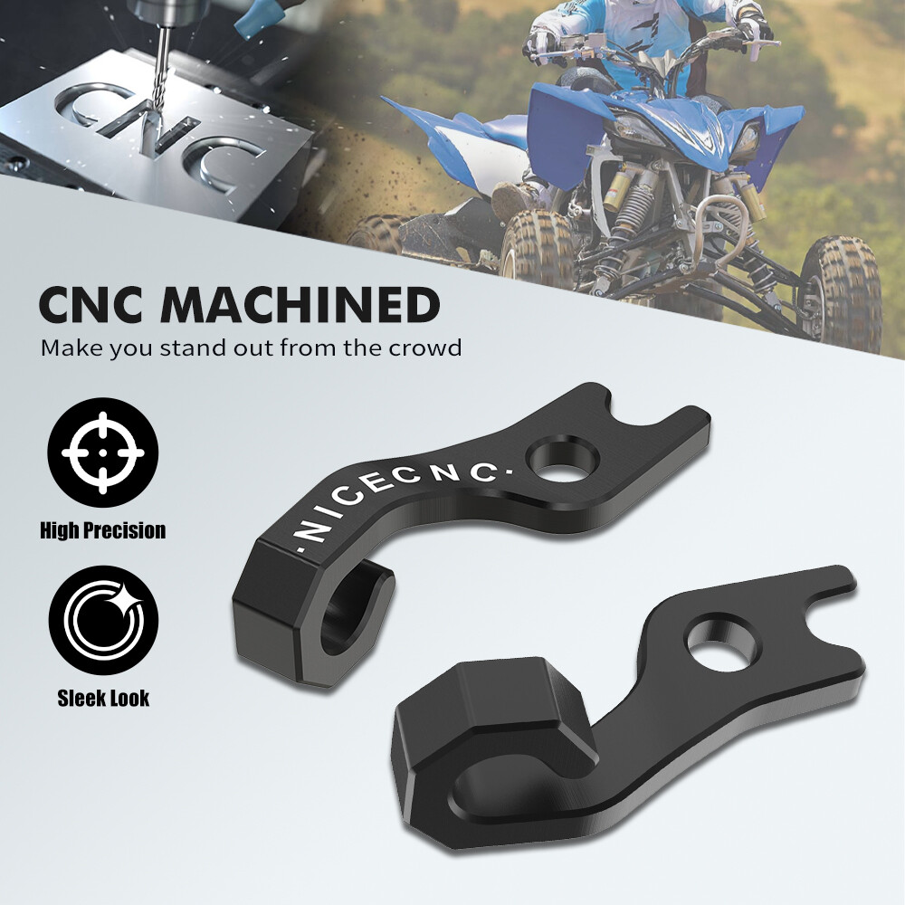 For YAMAHA YFZ450X Aluminum Clutch Cable Holder Bracket #5TA-15441-01-00 Black