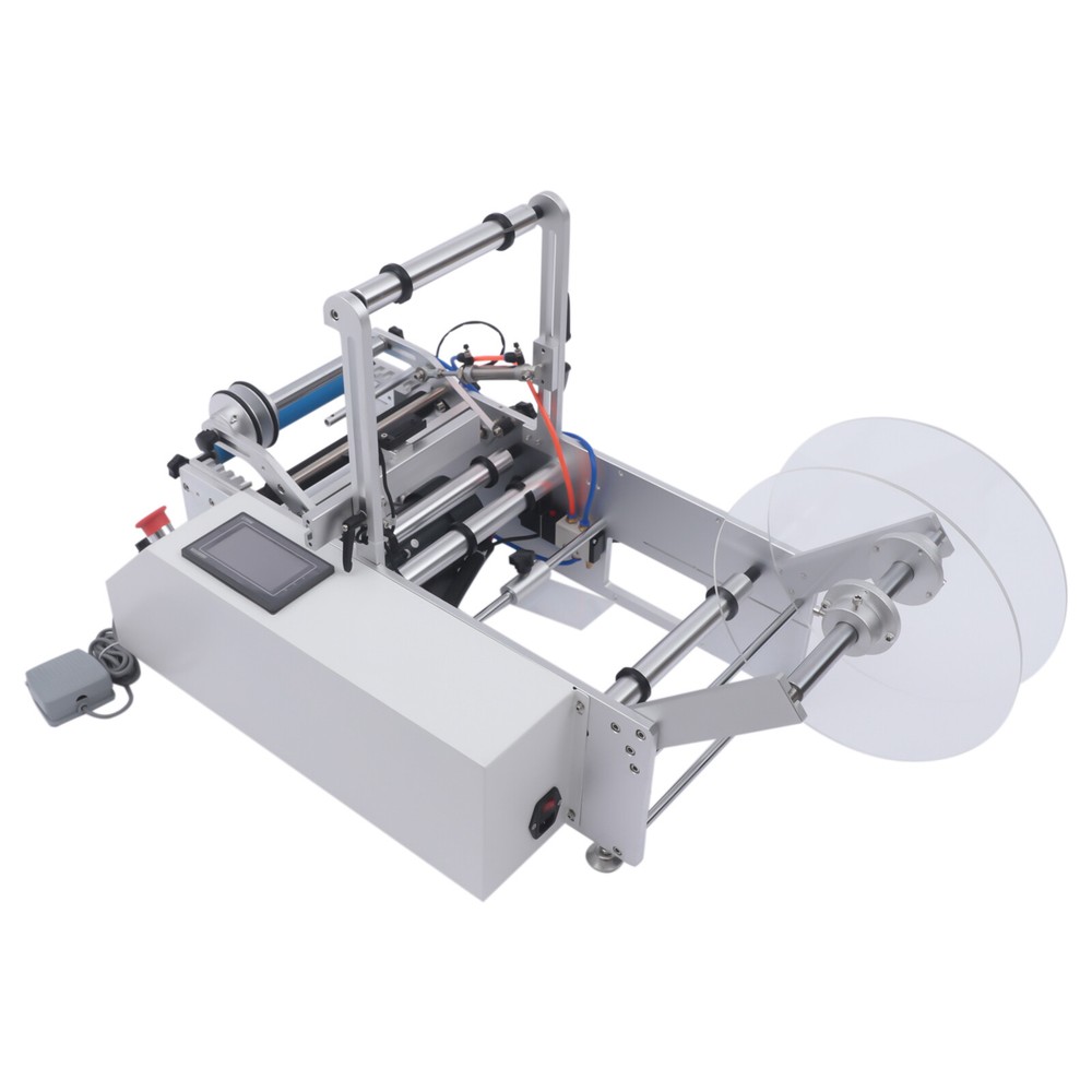 LT-190 300w Semi-Automatic Round Bottle Labeling Machine Emergency Stop Switch