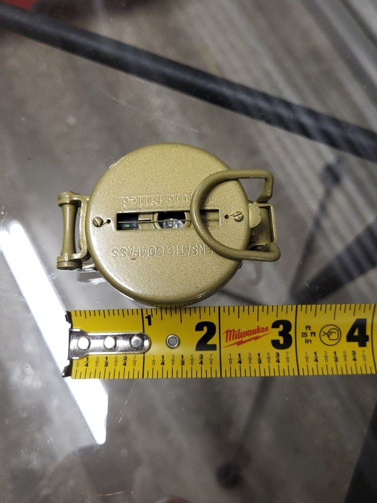 VINTAGE "LIQUID FILLED" LENSATIC COMPASS