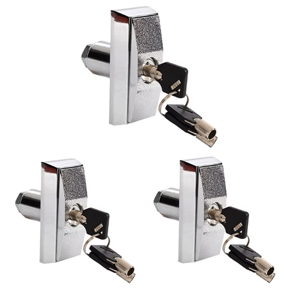 3 Keyed Different Vending Machine T Handle Lock Water Vending Snack machine
