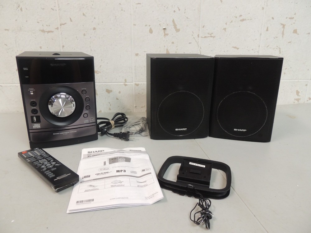 Sharp XL-DH259N Compact Micro Component Stereo System Remote USB CD Ipod