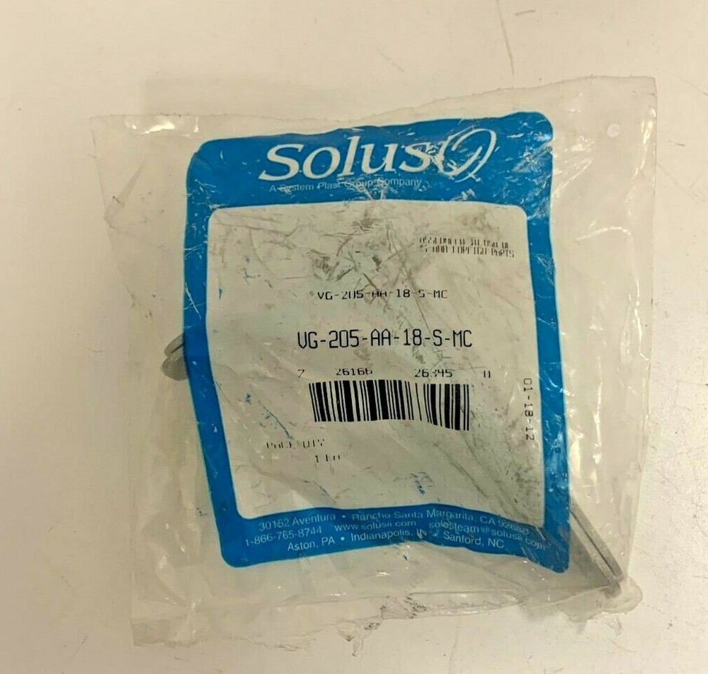 Solus System Plast   L-Bracket  VG-205-AA-18-S-MC