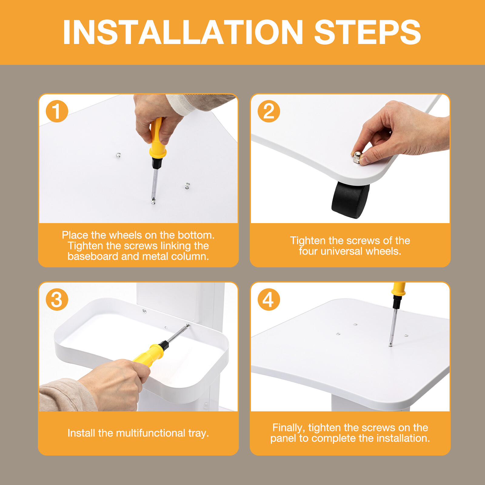 Organizer Stand Rolling Trolley Cart SPA Beauty Salon Storage Equipment Machine