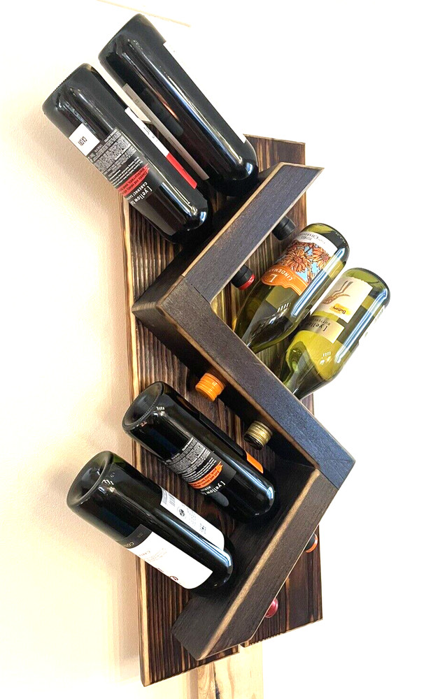 Wine Rack Rustic HandMade From Wood Very Unique
