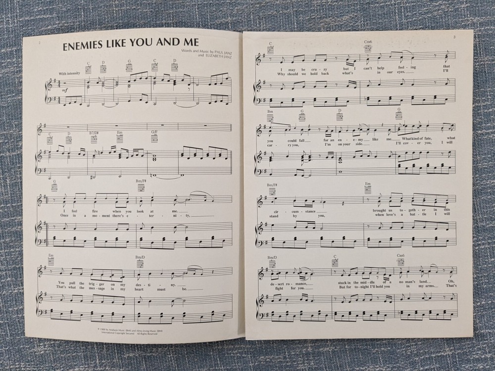 Enemies Like You And Me From Iron Eagle 2. Ruth Pointer 1988