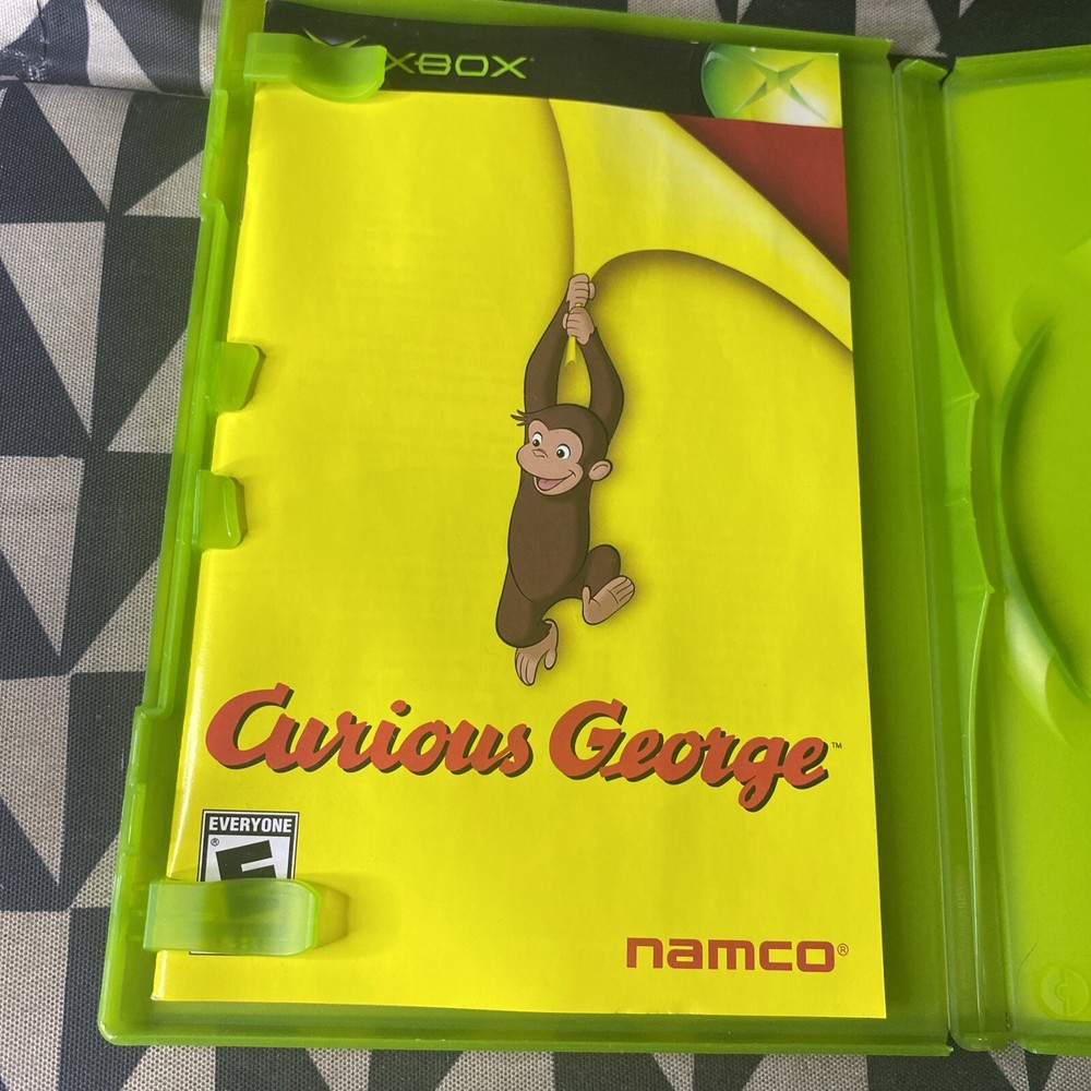 Curious George (Microsoft Xbox, 2006) Case And Manual Only