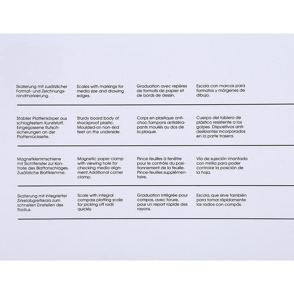 Hot A3 Drawing Board Portable Drafting Kit Table With Ruler UTS