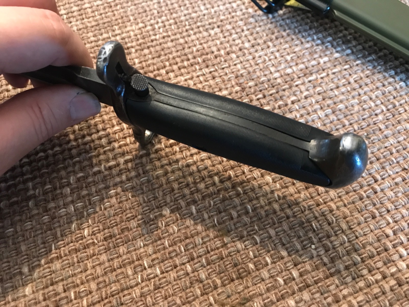 West German / GREEK GI issue 10” M1 BAYONET & Scabbard* U.S. WWII M1 Garand #723