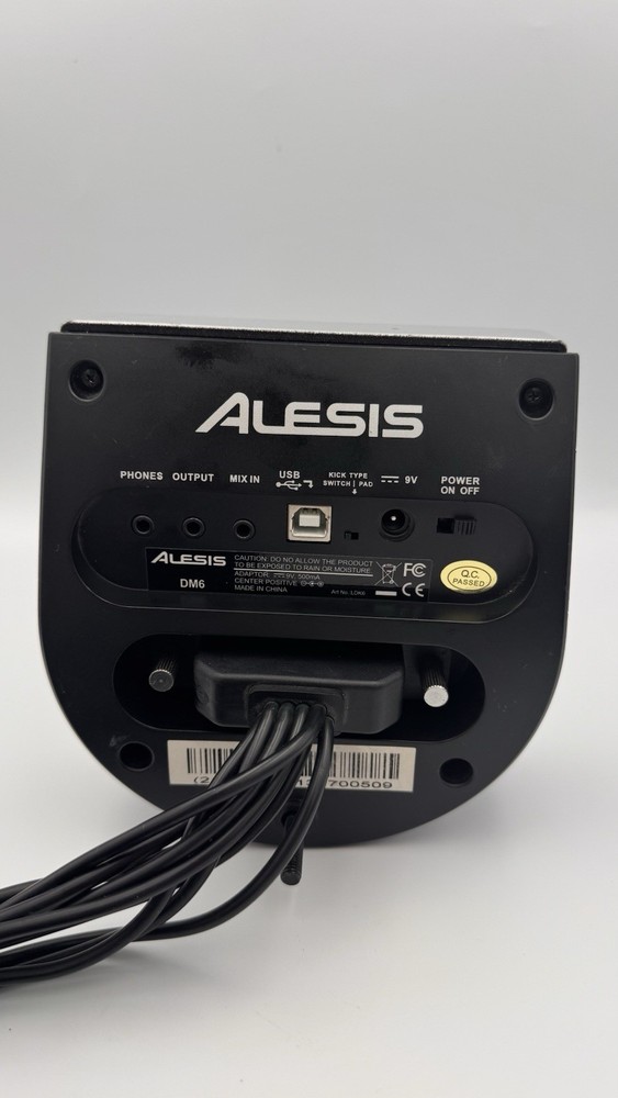 Alesis DM6 Electronic Drum Set Module with Power Supply and Cables