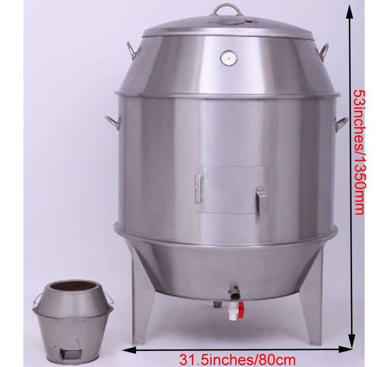 NEW Commercial Charcoal Roast Duck Oven Turkey Chicken Roaster Cooker BBQ Grill