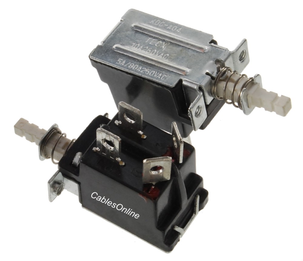 2-Pack Replacement AT Power Supply Push Button Switch - CablesOnline PS-SW1-2