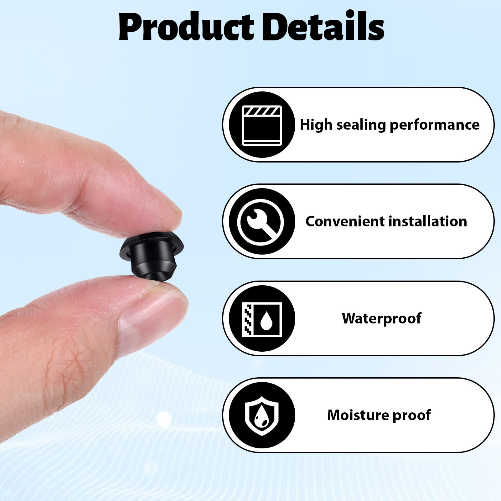 14PCS Hydraulic Jack Oil Plug Bottle Jack Floor Oil Filler Plug 8.5mm Rubber ...