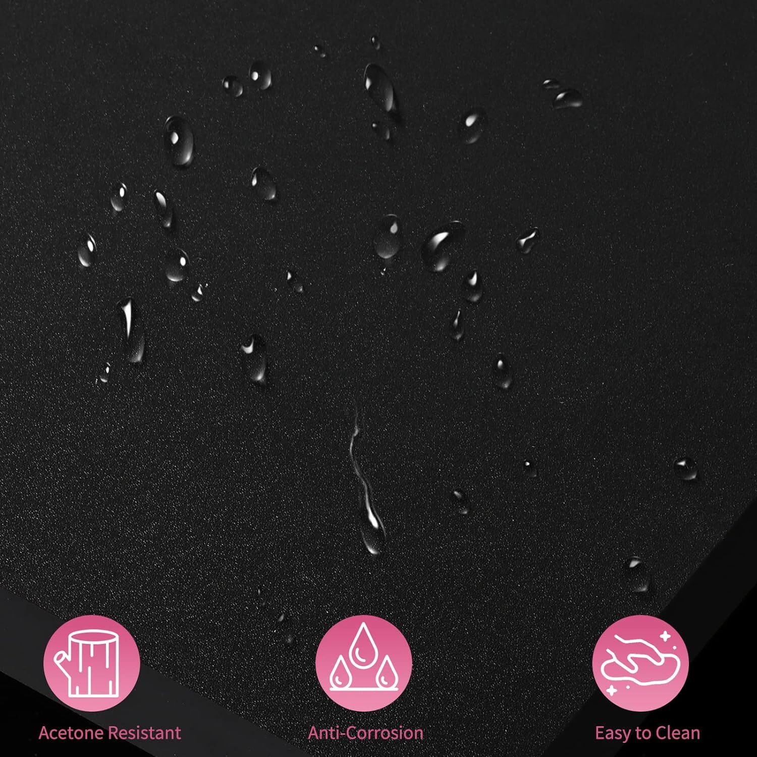 Manicure Table Nail Desk for Nail Tech w/Dust Collector, Storage Drawers, Wheels