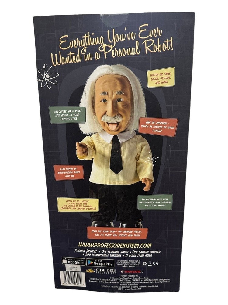 Professor Einstein Interactive Robot Tutor Your Personal Genius!