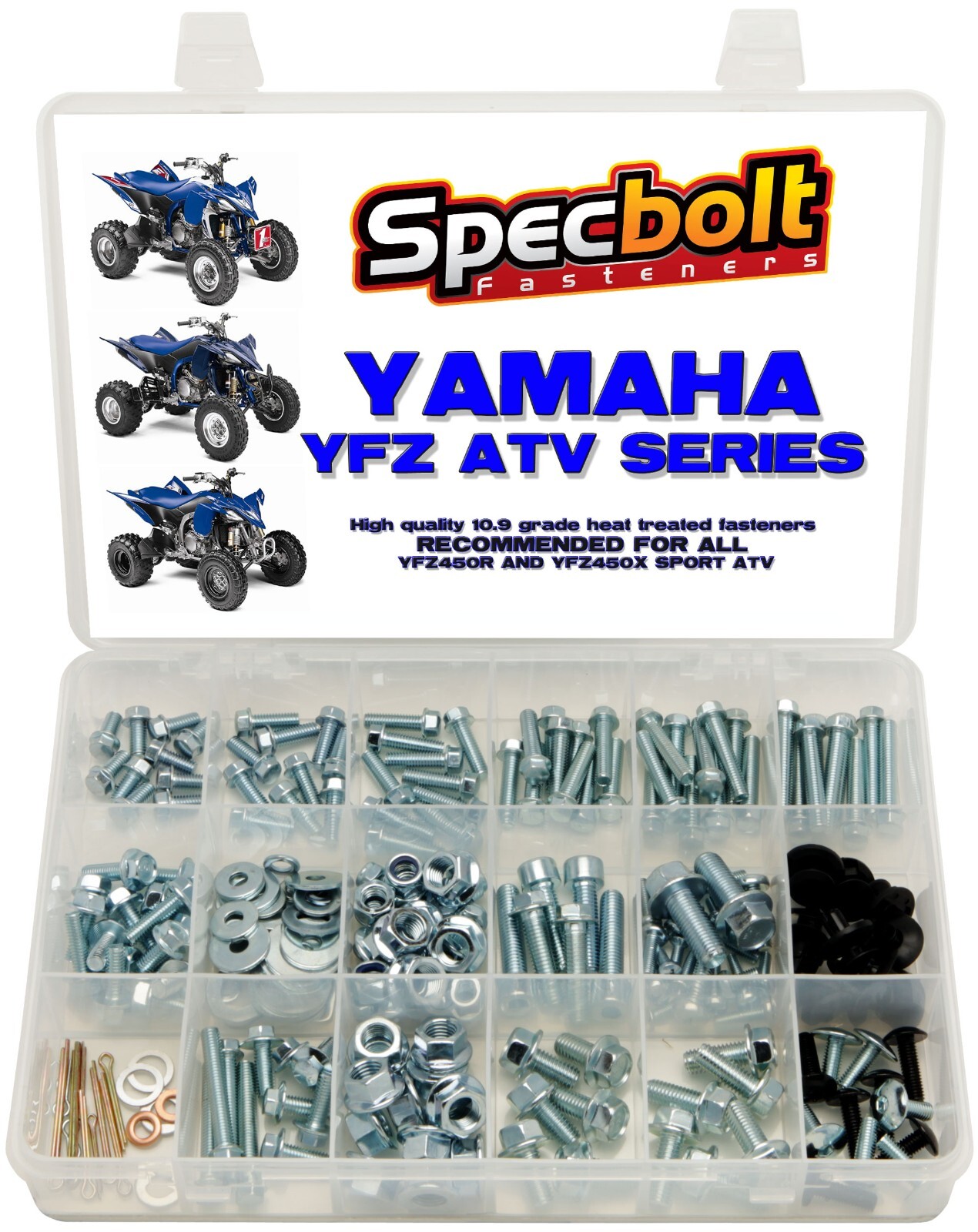 250pc Bolt Kit Yamaha YFZ-450 ATV YFZ 450 plastic fenders engine frame YFZ450