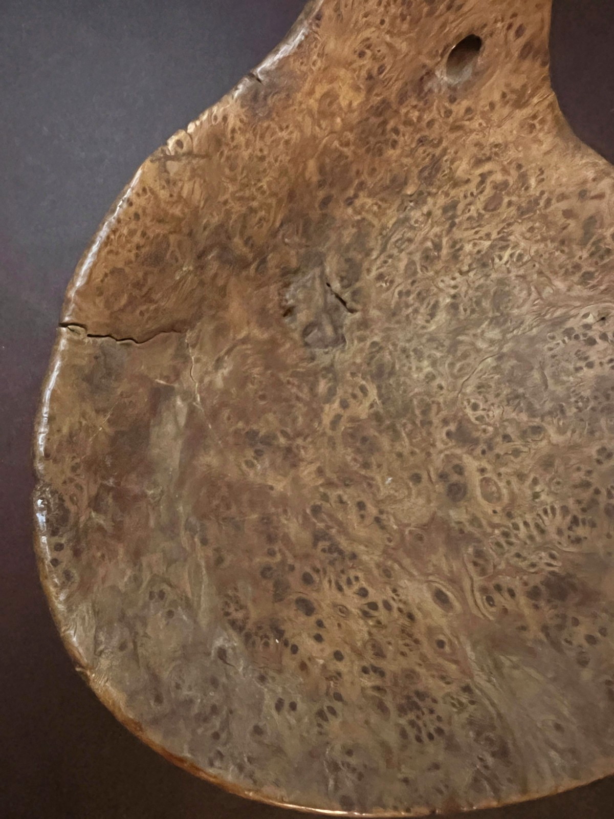 HAIDA-TLINGIT FEAST SPOON/LADLE Hand Made Antique Native American Burlwood Art