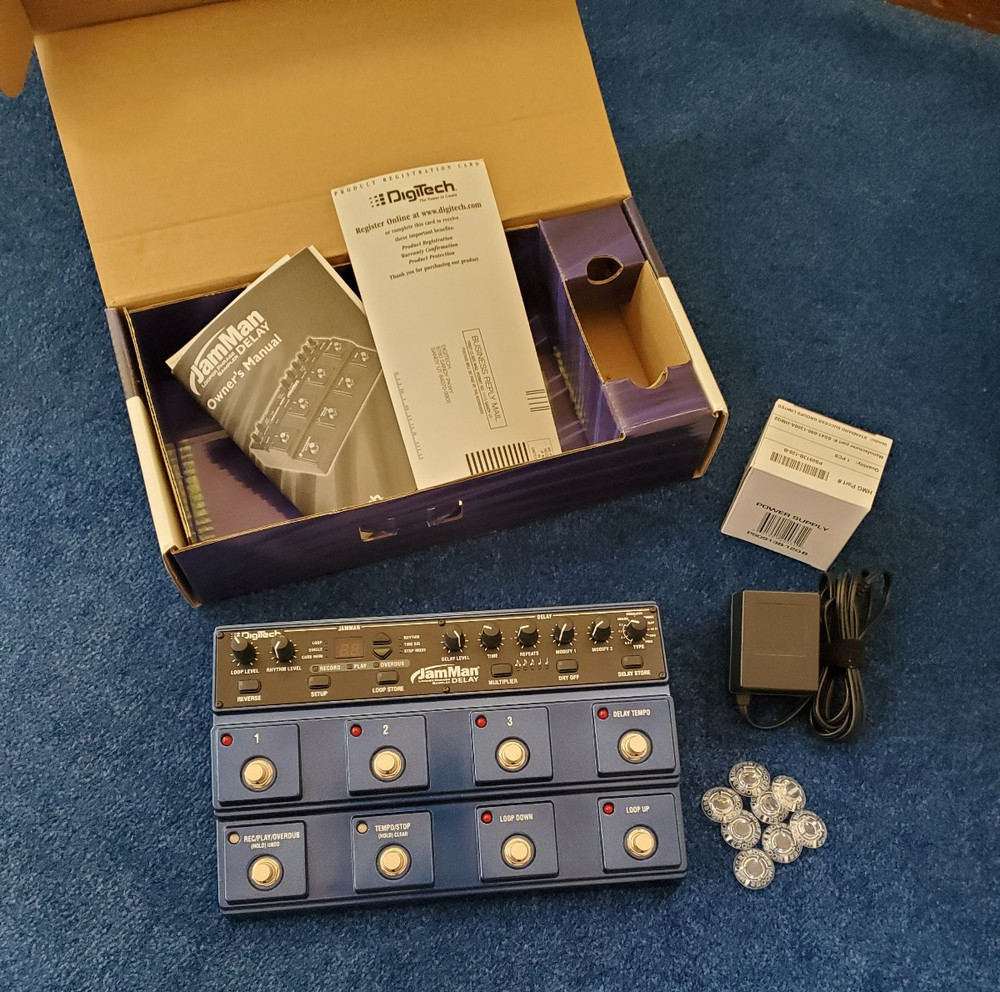 Digitech - JamMan Delay Looper - Original Hardwire USA made - open box