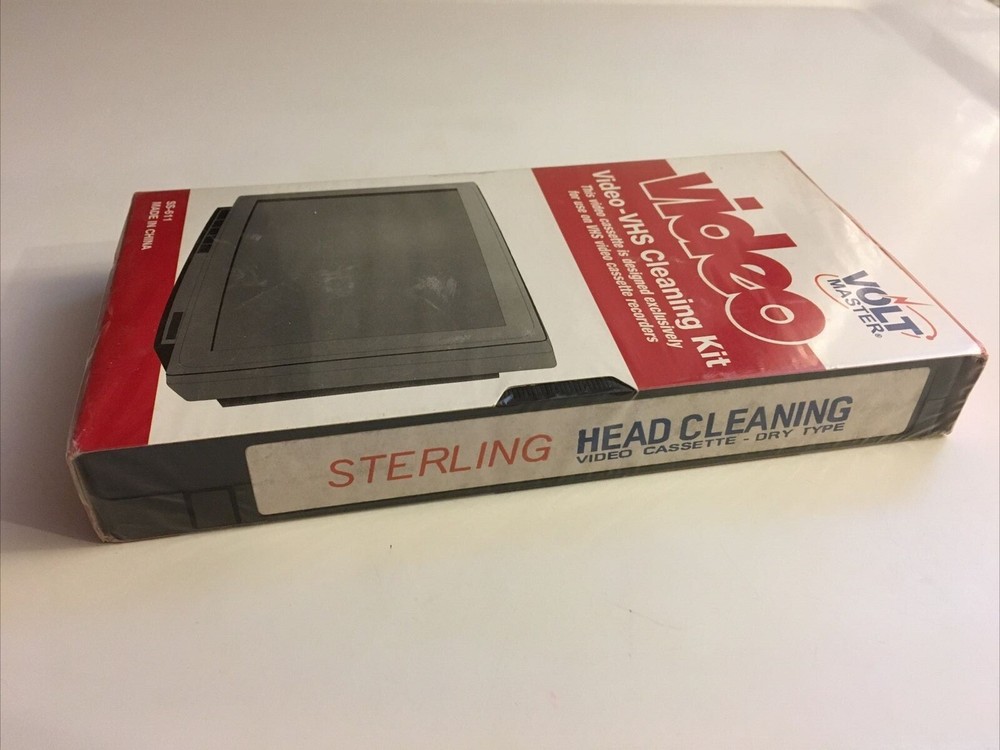 Video VHS Cleaning Kit Volt Master Sealed New