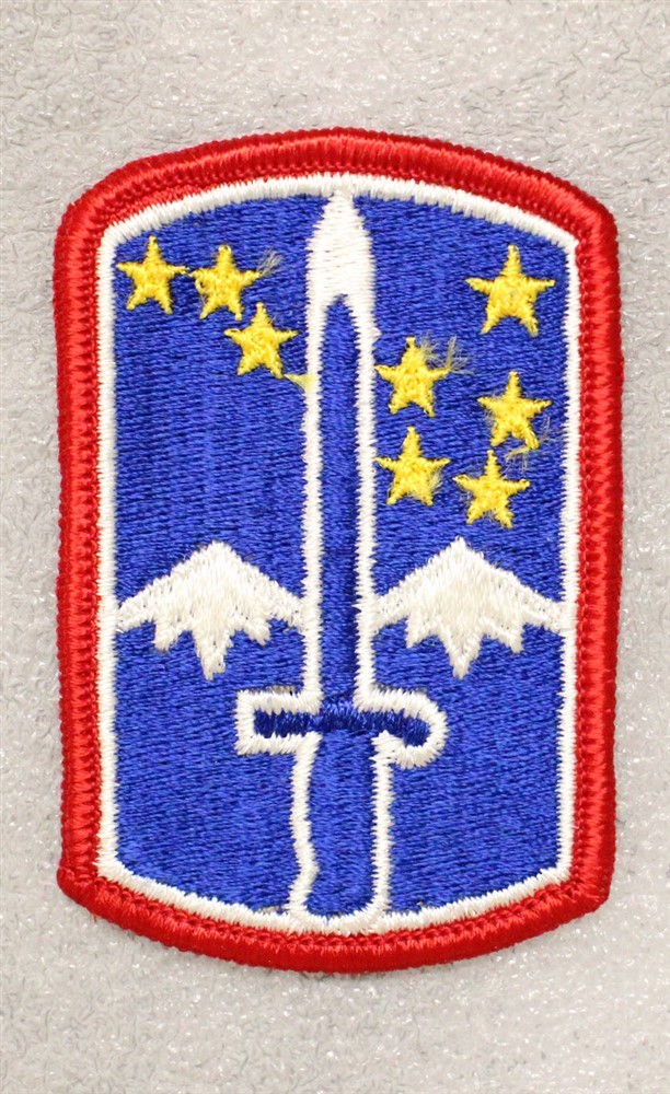 Army Patch: 172nd Infantry Brigade - merrowed edge