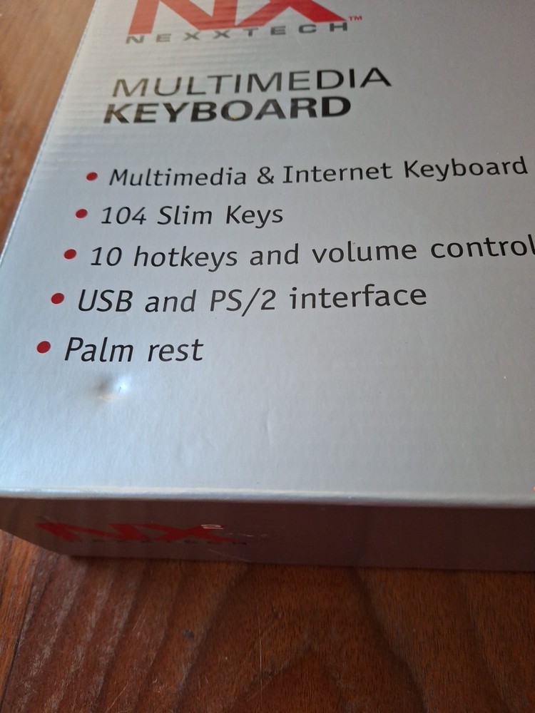 Nexxtech Multimedia Keyboard With USB And PS/2 Interface