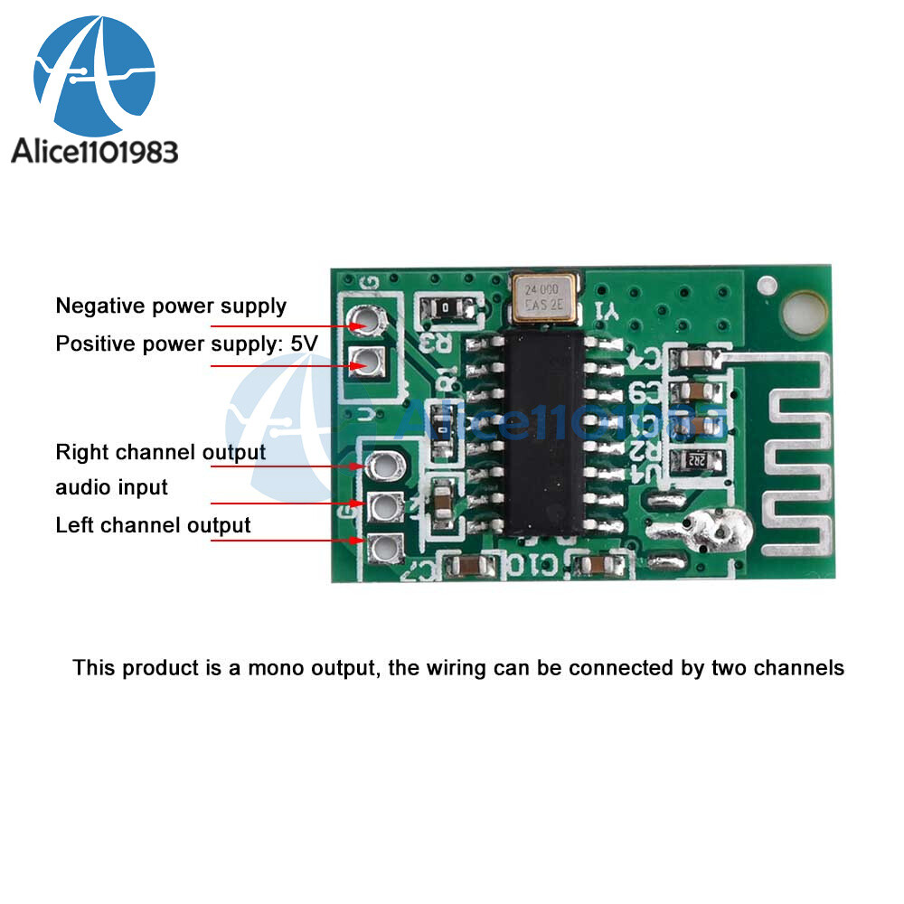 10pcs DC5V Bluetooth 5.0 Audio Digital Audio Amplifier Board Bluetooth Receiver