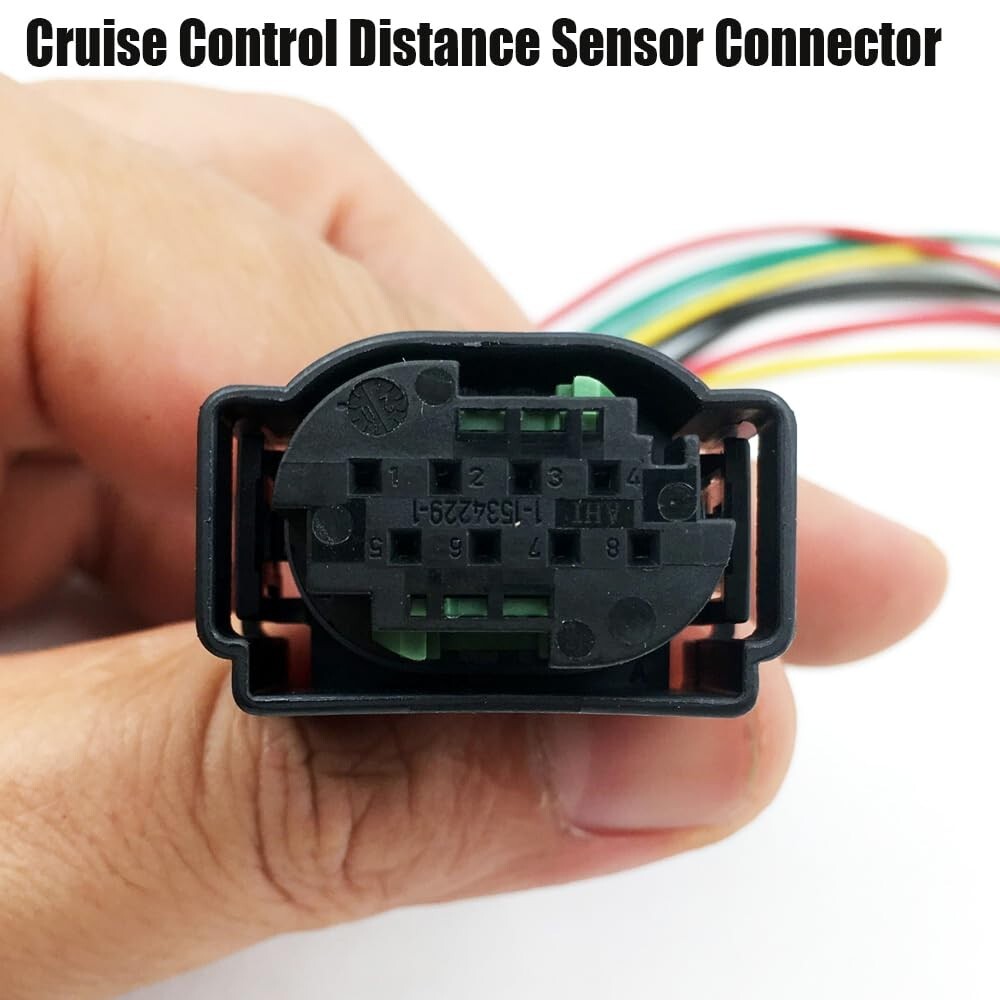 Front Cruise Control Radar Sensor Connector Plug Pigtail Compatible with Honda A