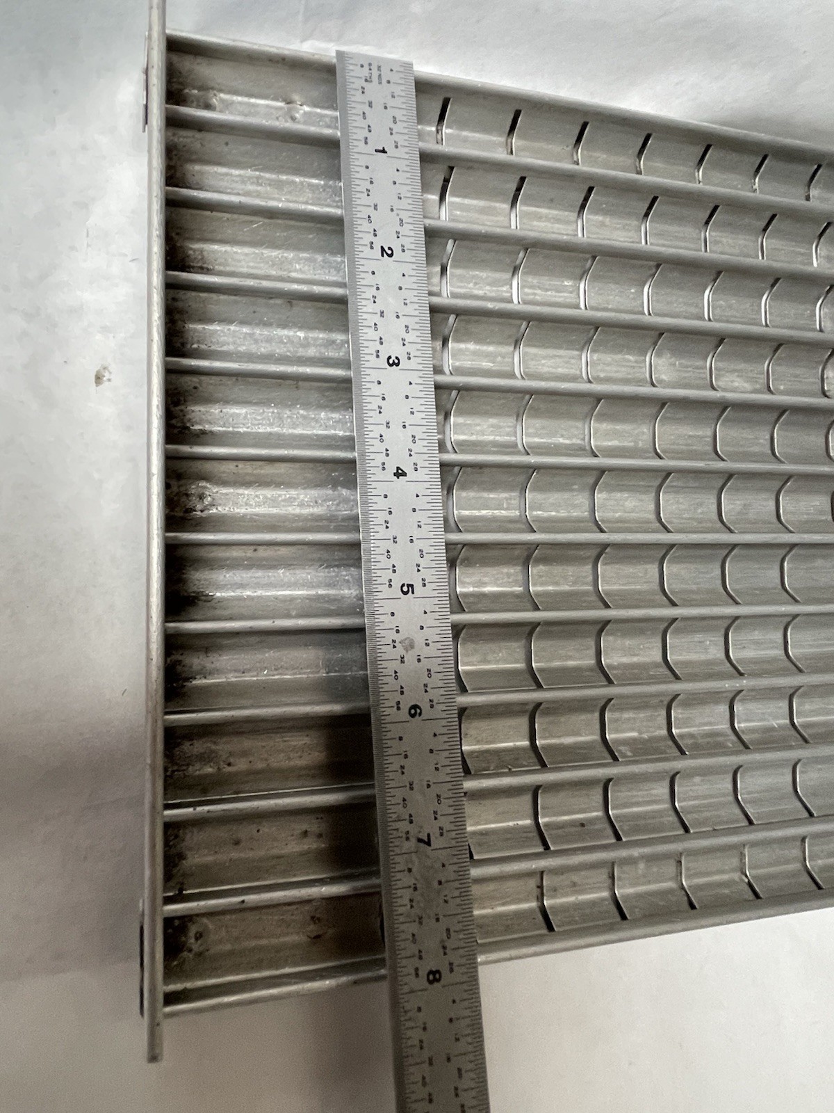 3 Stanley Vidmar Slotted Groove Trays 7,7 & 11 Grooves 25"x 8" Aluminum (26M76)