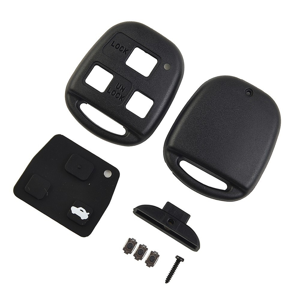 Key Button Pad Key Shell 3Button Auto Care Car Accessories Car Remote Key Case