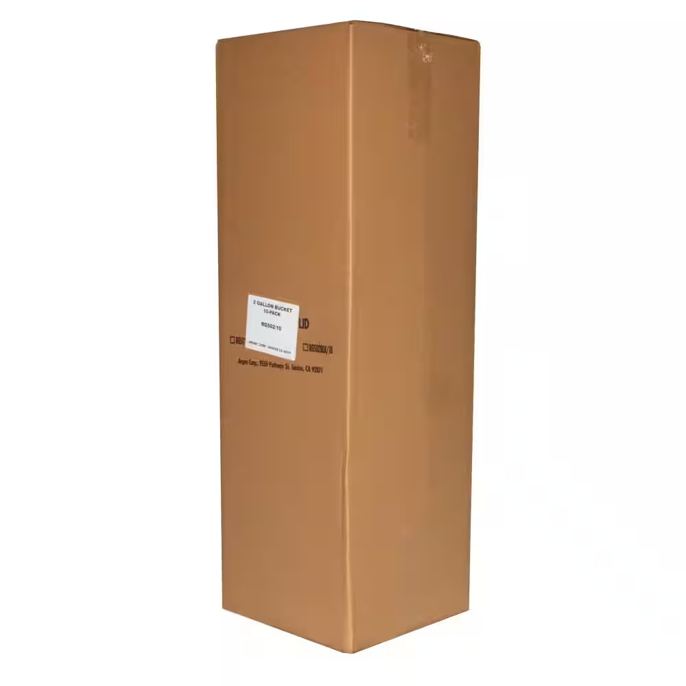 2 Gal. White Pail (10-Pack)