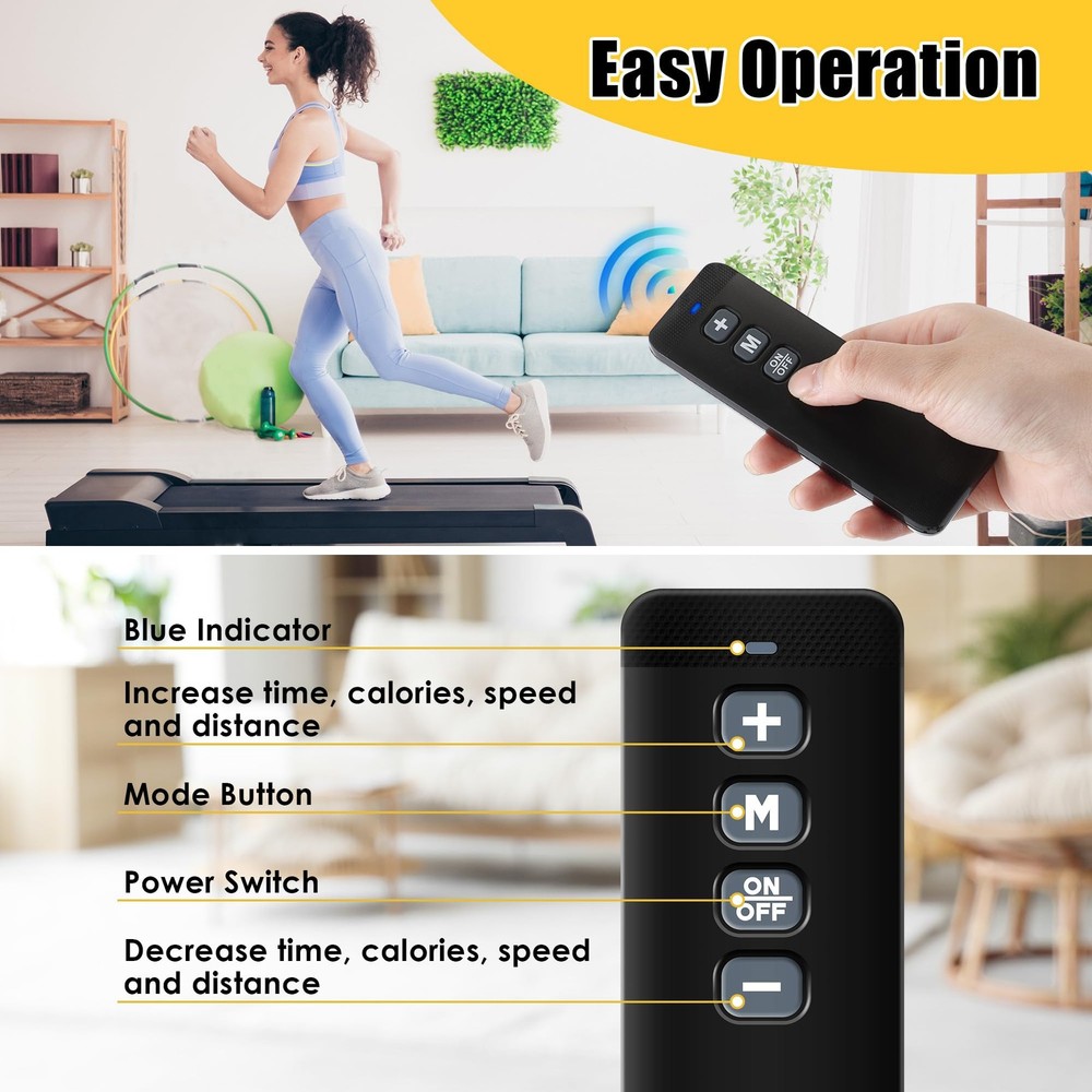 Treadmill Remote Control Replacement, Walking Pad Remote Replacement Only Com...