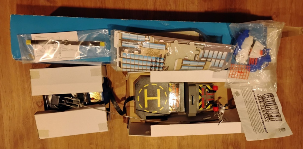 KOOL TOYZ Chopper Command Helicopter Set, Unused Open Box from 2000
