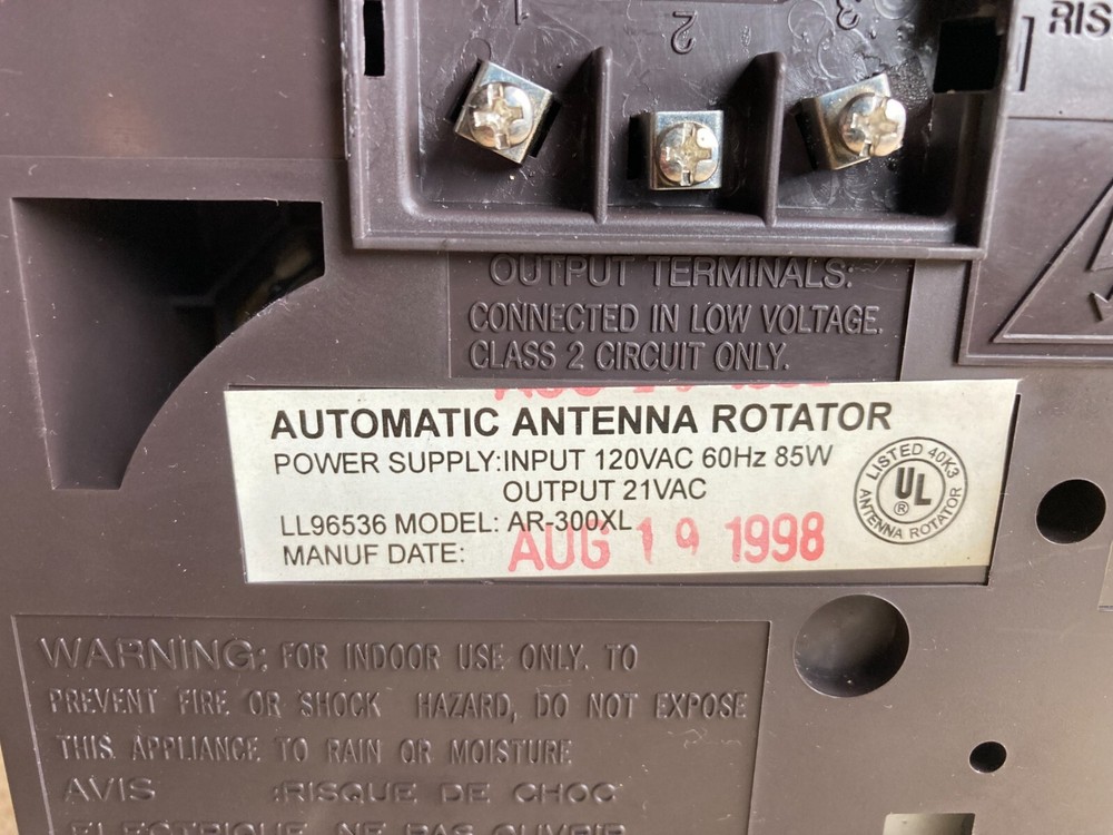 VTG Centronics Antenna Rotator Model AR-330XL