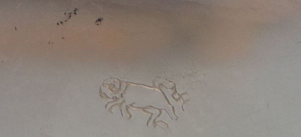 Old Sheffield Plate Georgian Silver on Copper Teapot Bull Mark