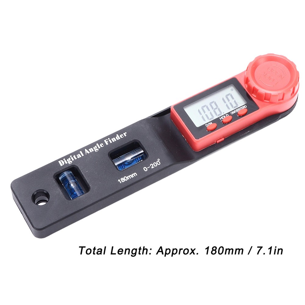 0200° Digital Display Angle Finder High Accuracy Electronic Level