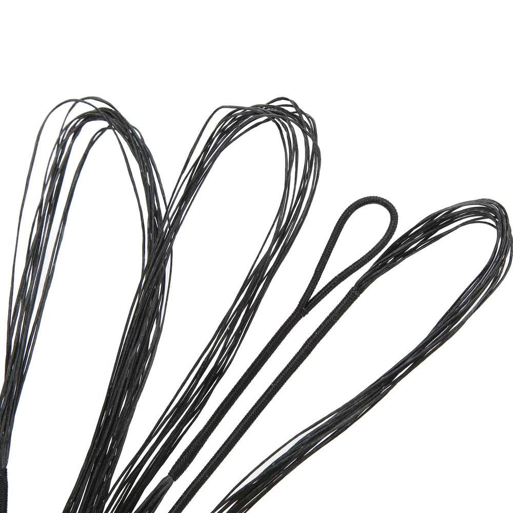 53" Replacement Archery Bow String for Traditional Bow Longbow Recurve Bow Black