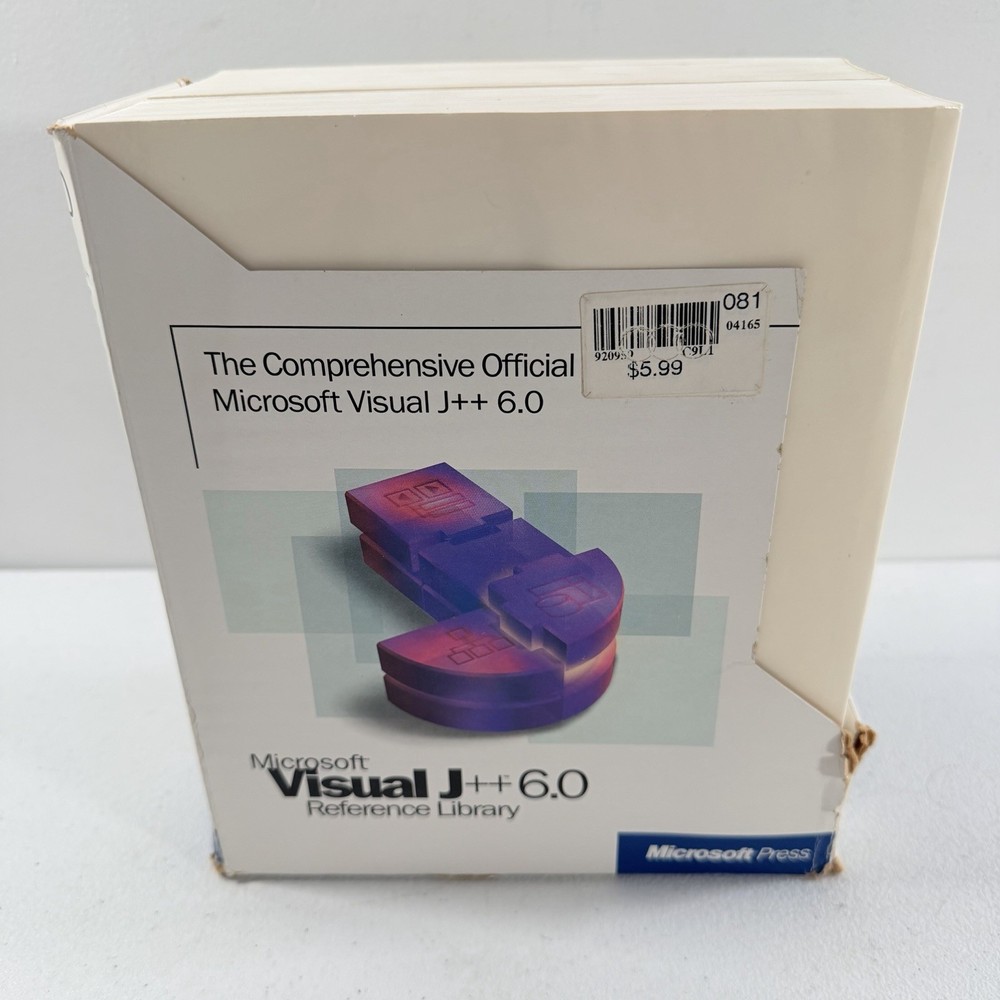 Microsoft Visual J++ 6.0 Reference Library 1998 Microsoft Press 2 Book Set