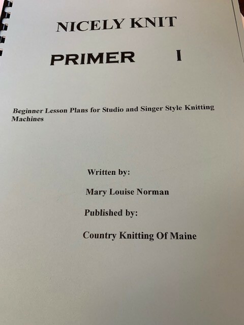 Nicely Knit Primer I for Singer, Studio, Silver Reed