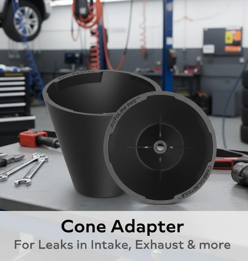 High Volume Smoke Machine for EVAP Leak Detection - Built-in Air Compressor Tool