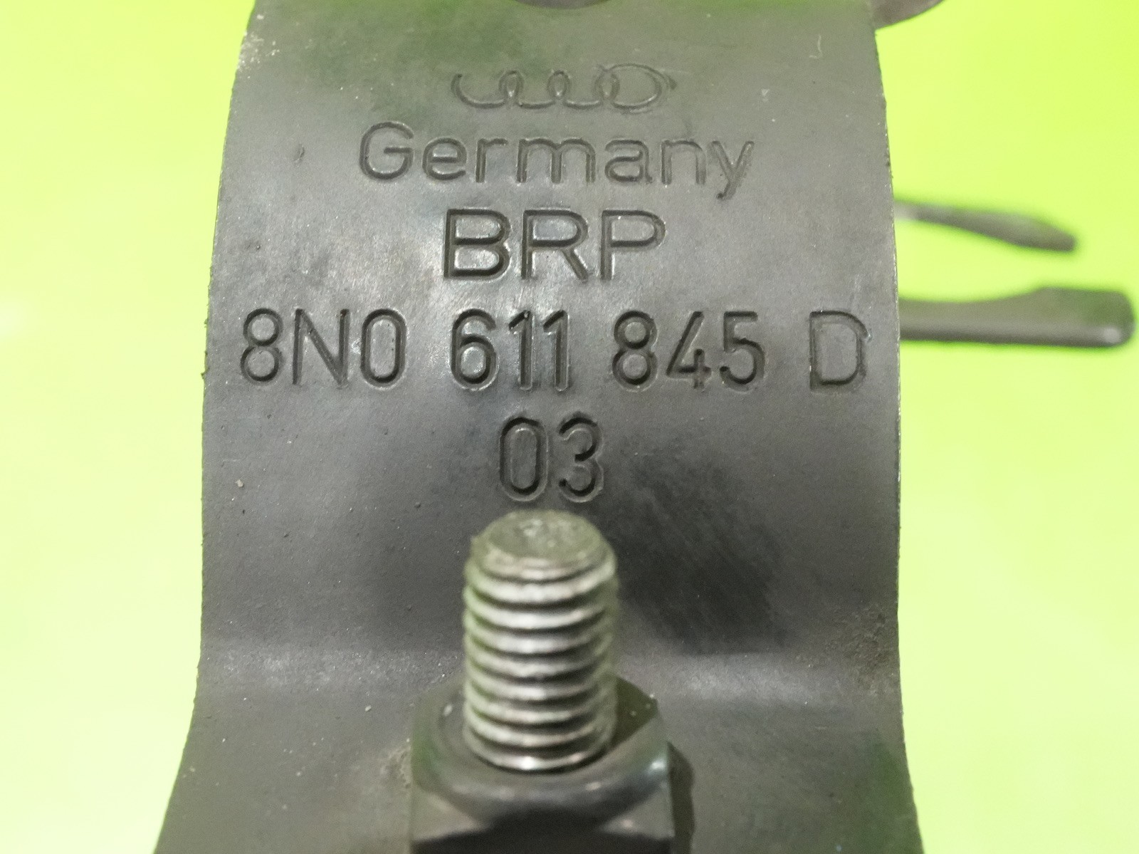 00-06 Audi TT OEM 8N611845 front strut brake hose line mount bracket holder