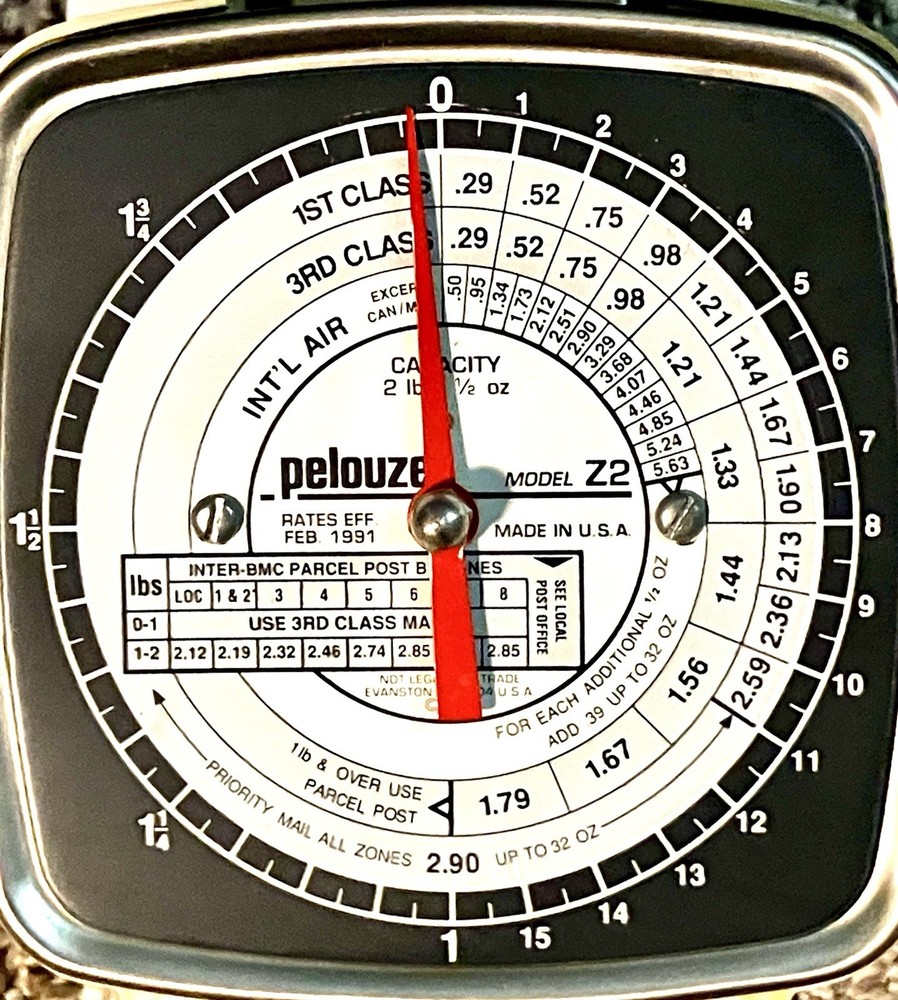 Vintage Pelouze Postal Scale Model Z2