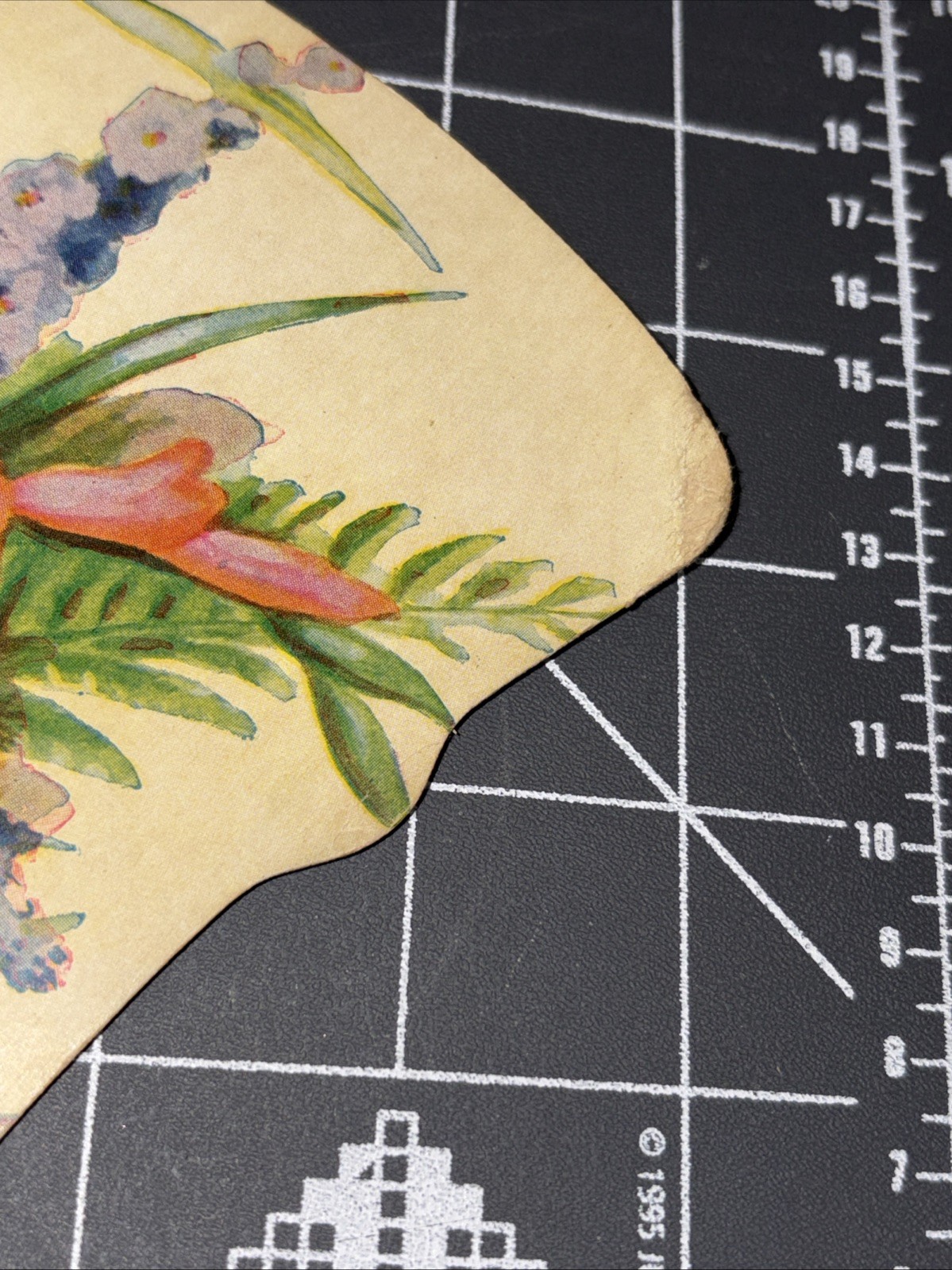 Vintage Lot Of 3 Advertising Cardboard Handheld Fans