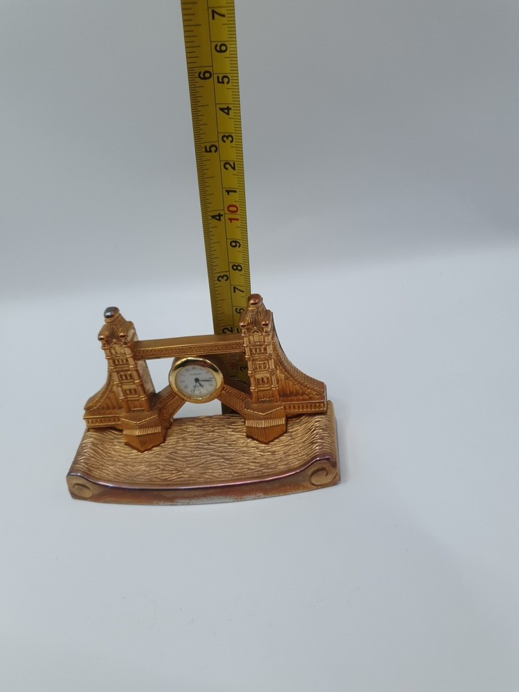 Vintage Tower Bridge Miniature Clock Collectable