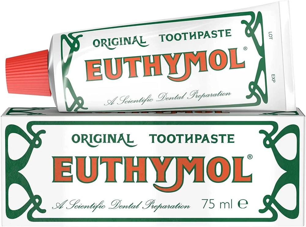 6X Euthymol Original Toothpaste 75ml PACK OF 6