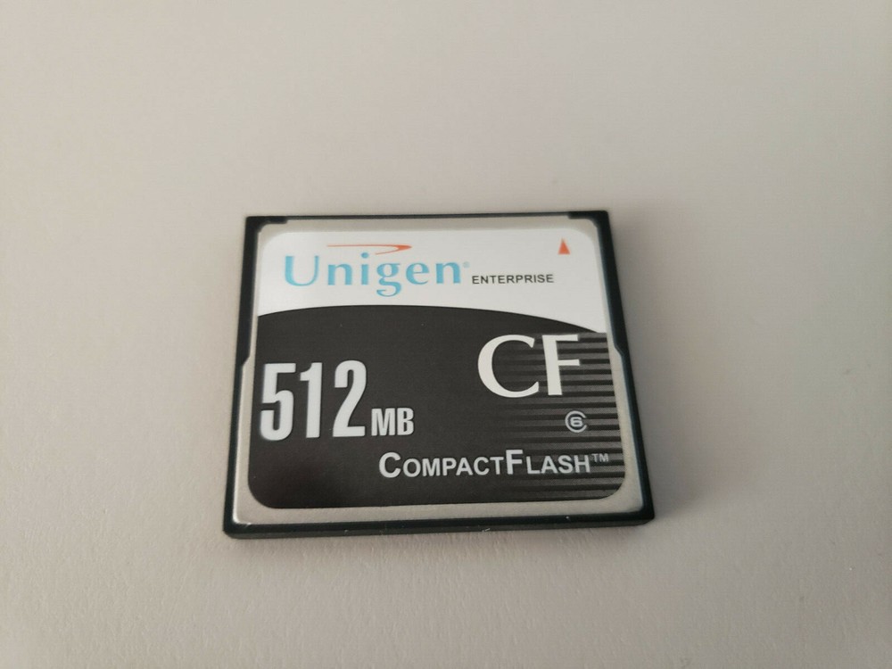 Unigen 512MB Compact Flash CF Card Enterprise -  Wiped