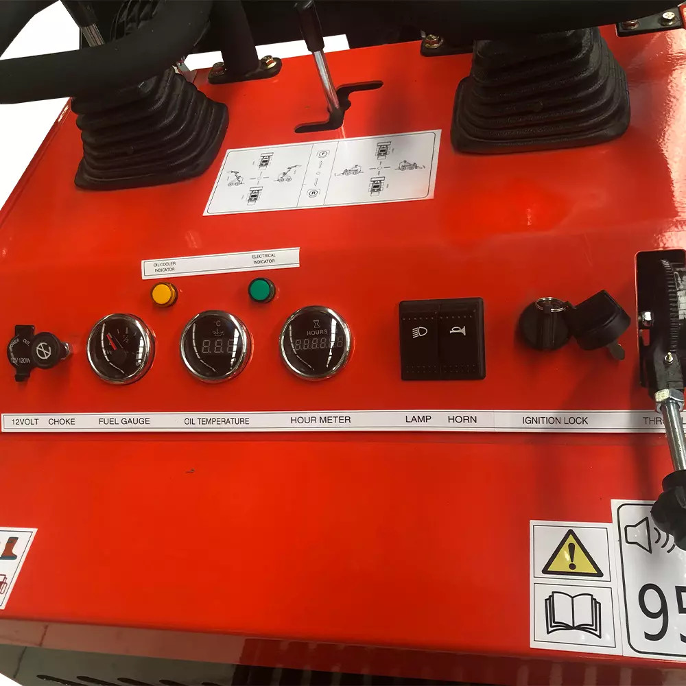 Motooltech Mini Track Skid Steer Loader 23 HP RATO Engine EPA Electric Start