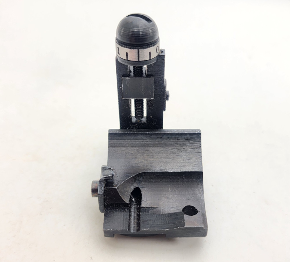 Vintage Redfield Receiver Sight 70KH Hunter Knobs w/Disc for Krag Jorgensen