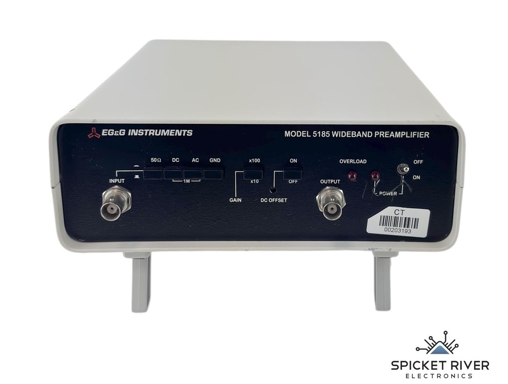 EG&G Instruments Model 5185 Wideband Preamplifier