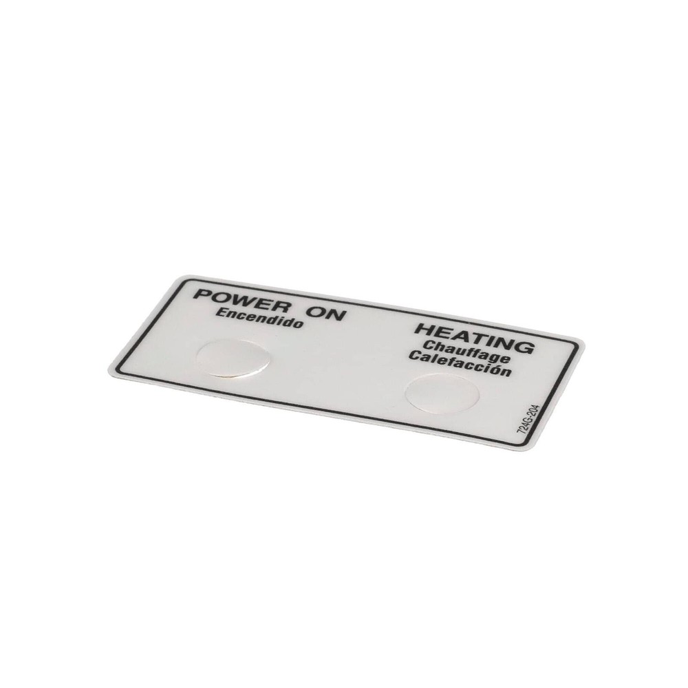 PILOT LIGHT LABEL 724G-0204 - Genuine OEM Replacement Part